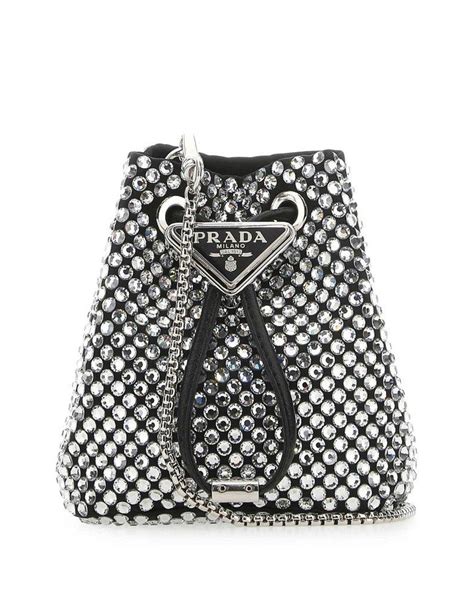 prada embellished mini shoulder bag